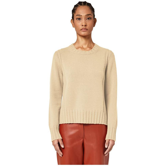 Alpha Studio Beige Cashmere Sweater Alpha Studio