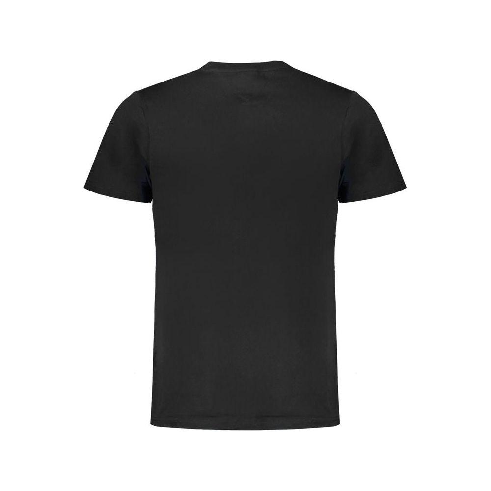 Tommy Hilfiger Black Cotton Men T-Shirt Tommy Hilfiger