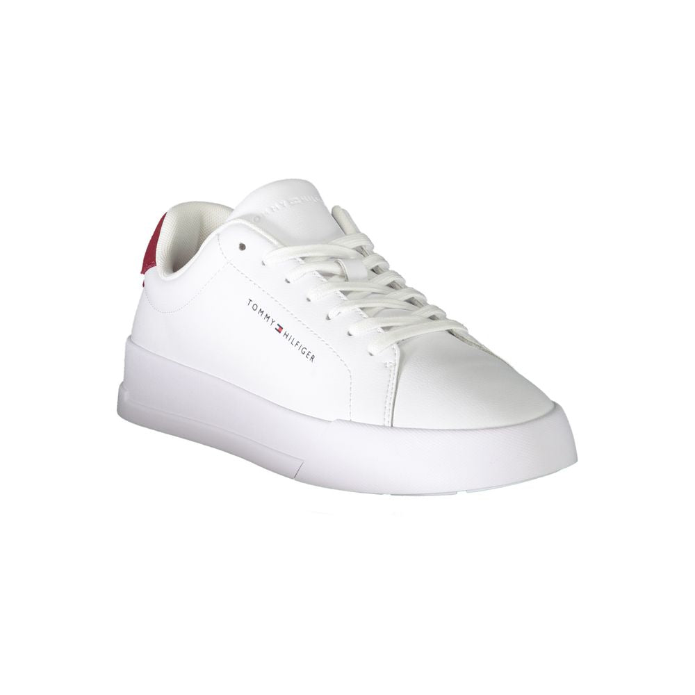 Tommy Hilfiger White Leather Men Sneaker