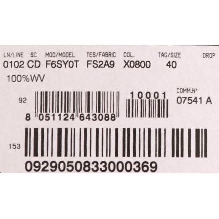 فستان دولتشي آند غابانا الأنيق المصنوع من الصوف بدون أكمام ومنقط بالبولكا