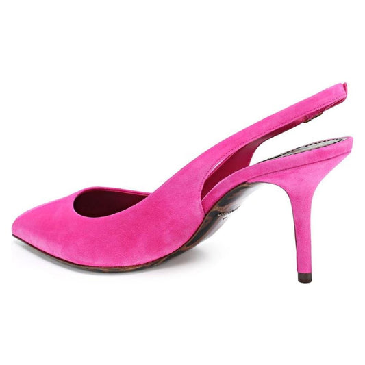 Dolce & Gabbana Fuchsia Leather Di Capra Pump Dolce & Gabbana