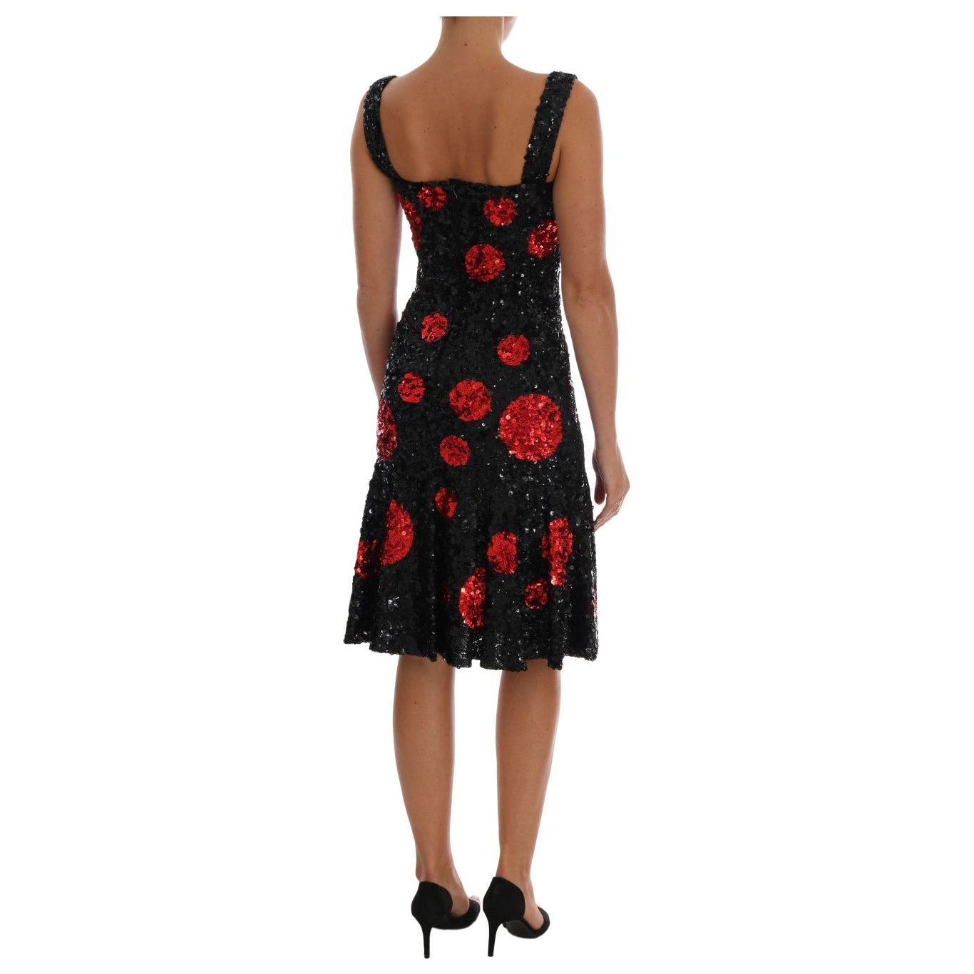 Dolce & Gabbana Elegant Polka Dotted Shift Dress Dolce & Gabbana