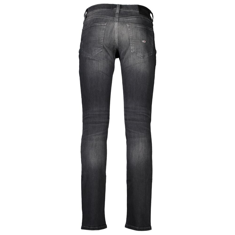 Tommy Hilfiger Black Cotton Jeans & Pant Tommy Hilfiger