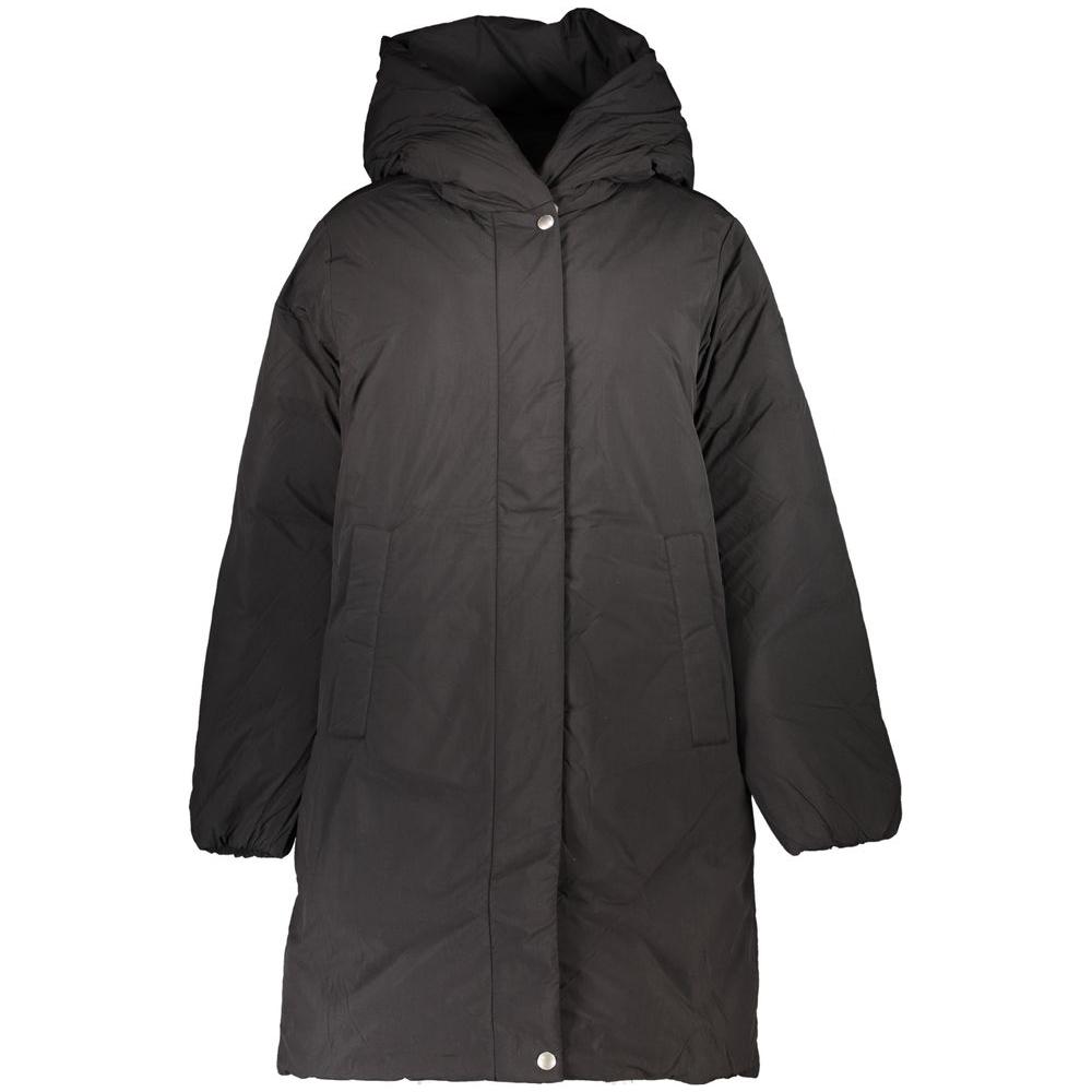 Tommy Hilfiger Black Polyester Jackets & Coat Tommy Hilfiger