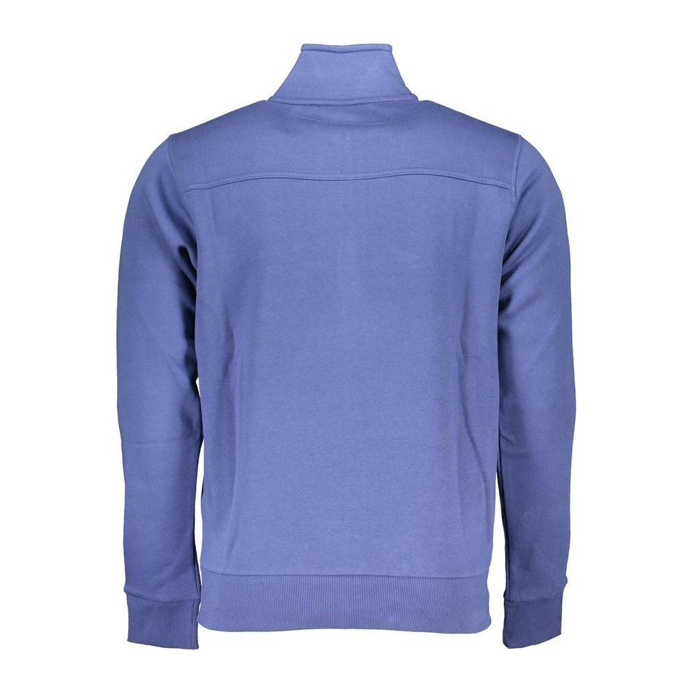 U.S. Grand Polo Blue Cotton Sweater U.S. Grand Polo