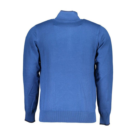 U.S. Grand Polo Blue Nylon Sweater U.S. Grand Polo