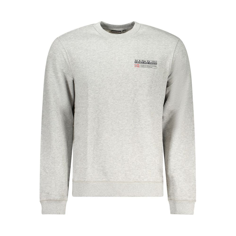 Napapijri Gray Cotton Sweater Napapijri