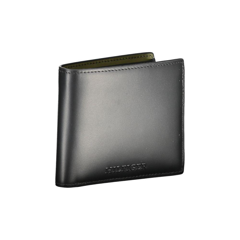 Tommy Hilfiger Black Leather Wallet Tommy Hilfiger