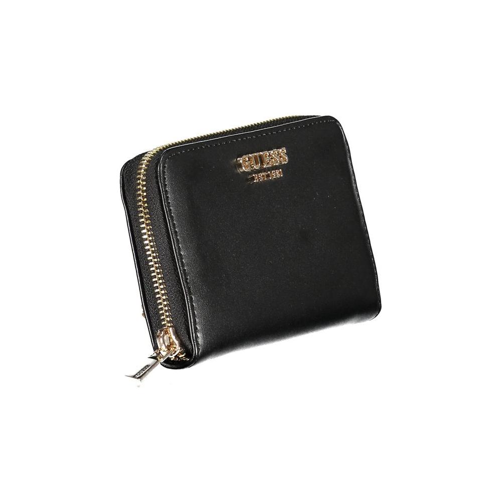 Guess Jeans Black Polyethylene Wallet Guess Jeans