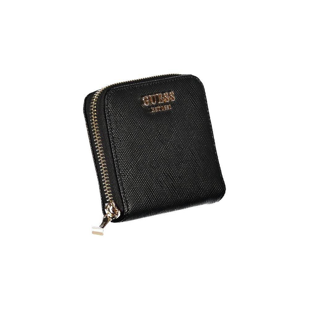 Guess Jeans Black Polyethylene Wallet Guess Jeans