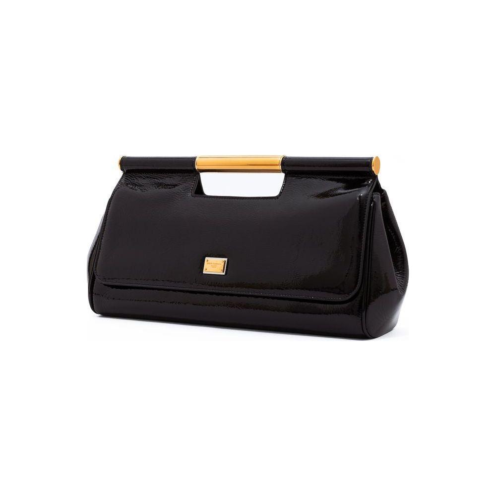 Dolce & Gabbana Black Leather Handbag Dolce & Gabbana