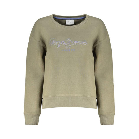 Pepe Jeans Green Cotton Sweater Pepe Jeans