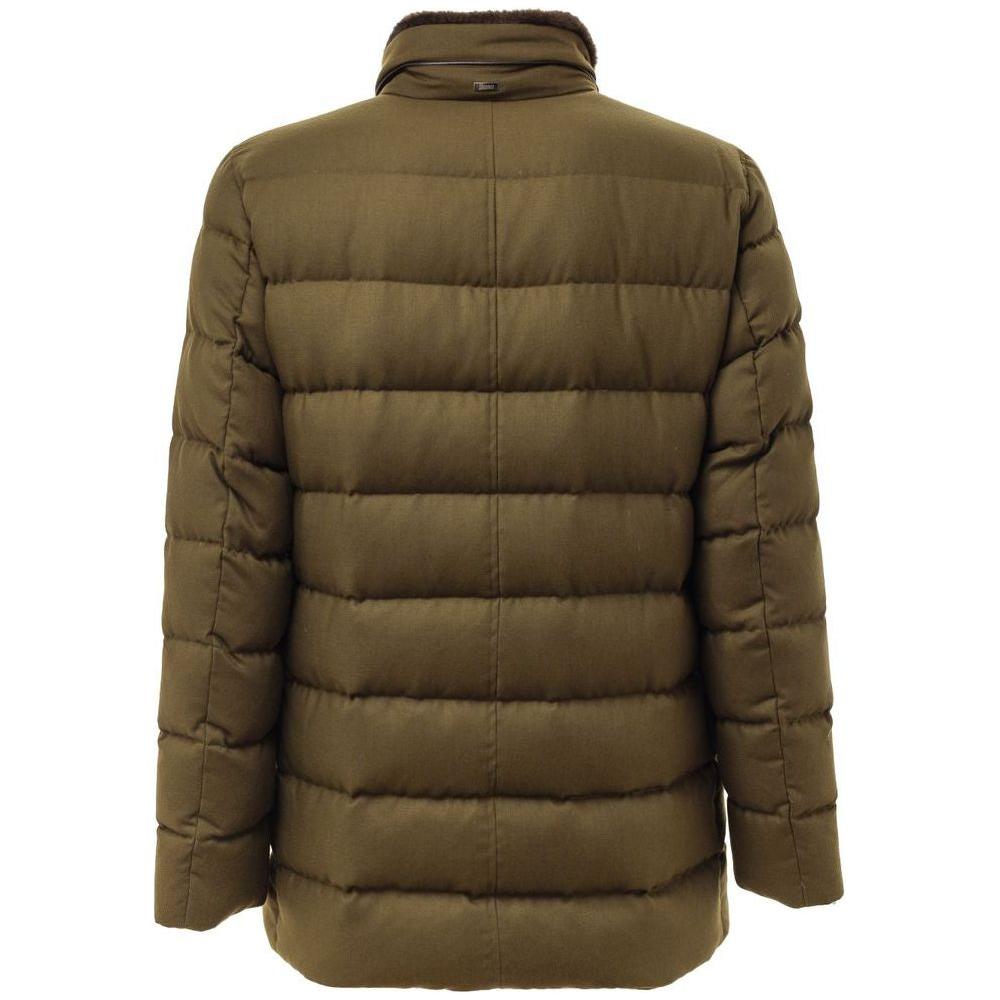 Herno Green Viscose Jacket Herno