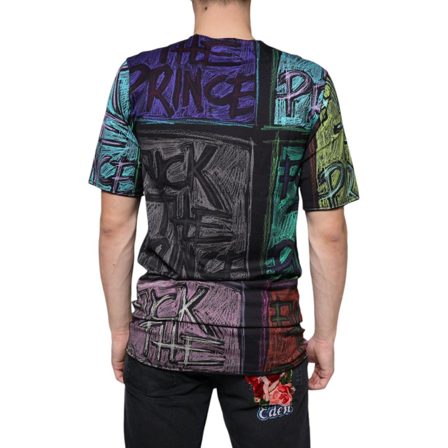 Dolce & Gabbana Multicolor Graphic Print Cotton T-shirt Dolce & Gabbana