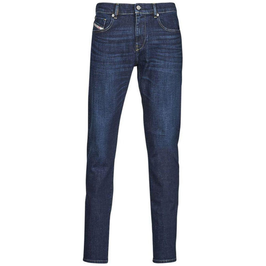 Diesel Blue Cotton Jeans & Pant Diesel