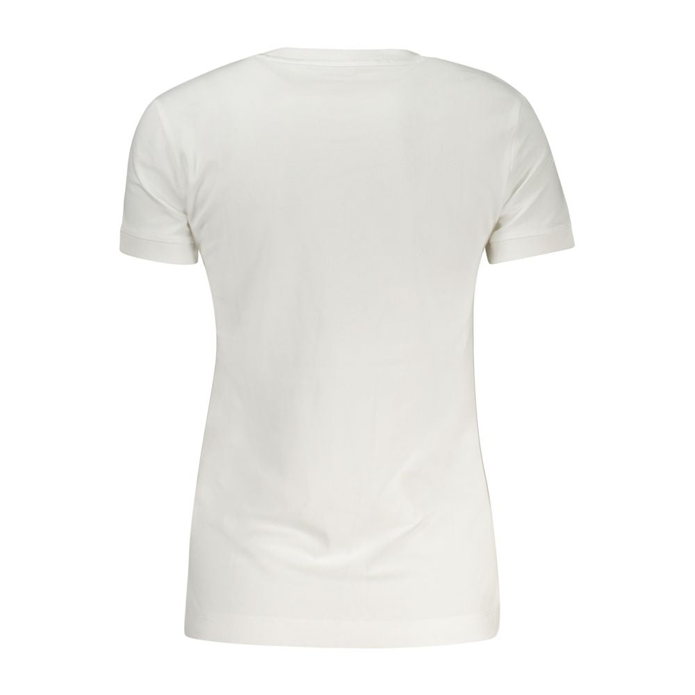 Guess Jeans White Cotton Tops & T-Shirt Guess Jeans