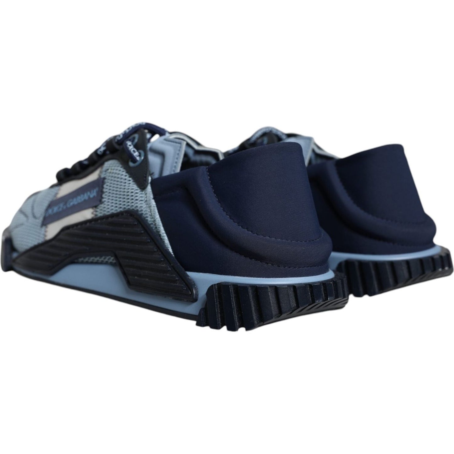 Dolce & Gabbana Blue Black Low Top NS1 Sneakers Shoes Dolce & Gabbana