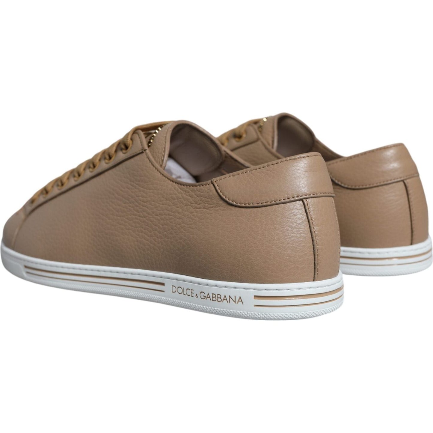 Dolce & Gabbana Brown Low Top Men Saint Tropez Sneakers Shoes Dolce & Gabbana