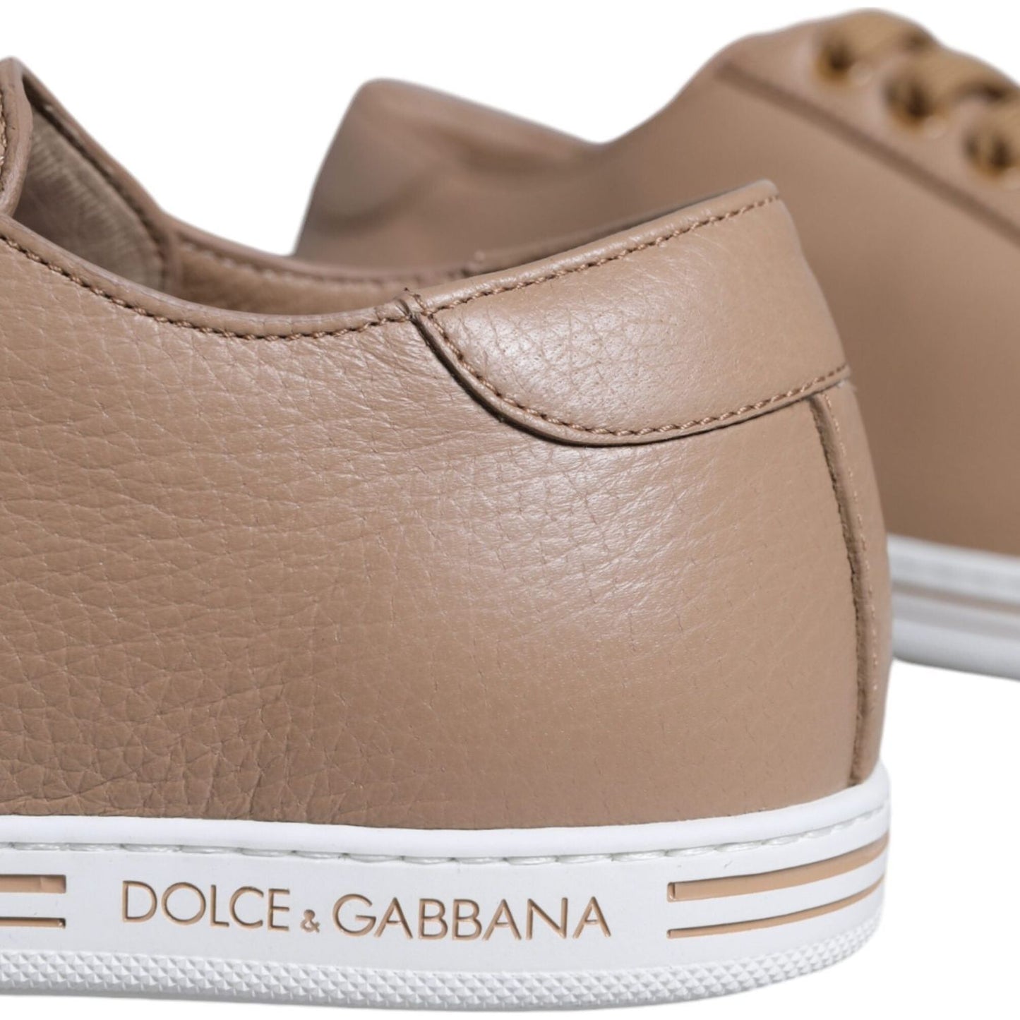 Dolce & Gabbana Brown Low Top Men Saint Tropez Sneakers Shoes Dolce & Gabbana