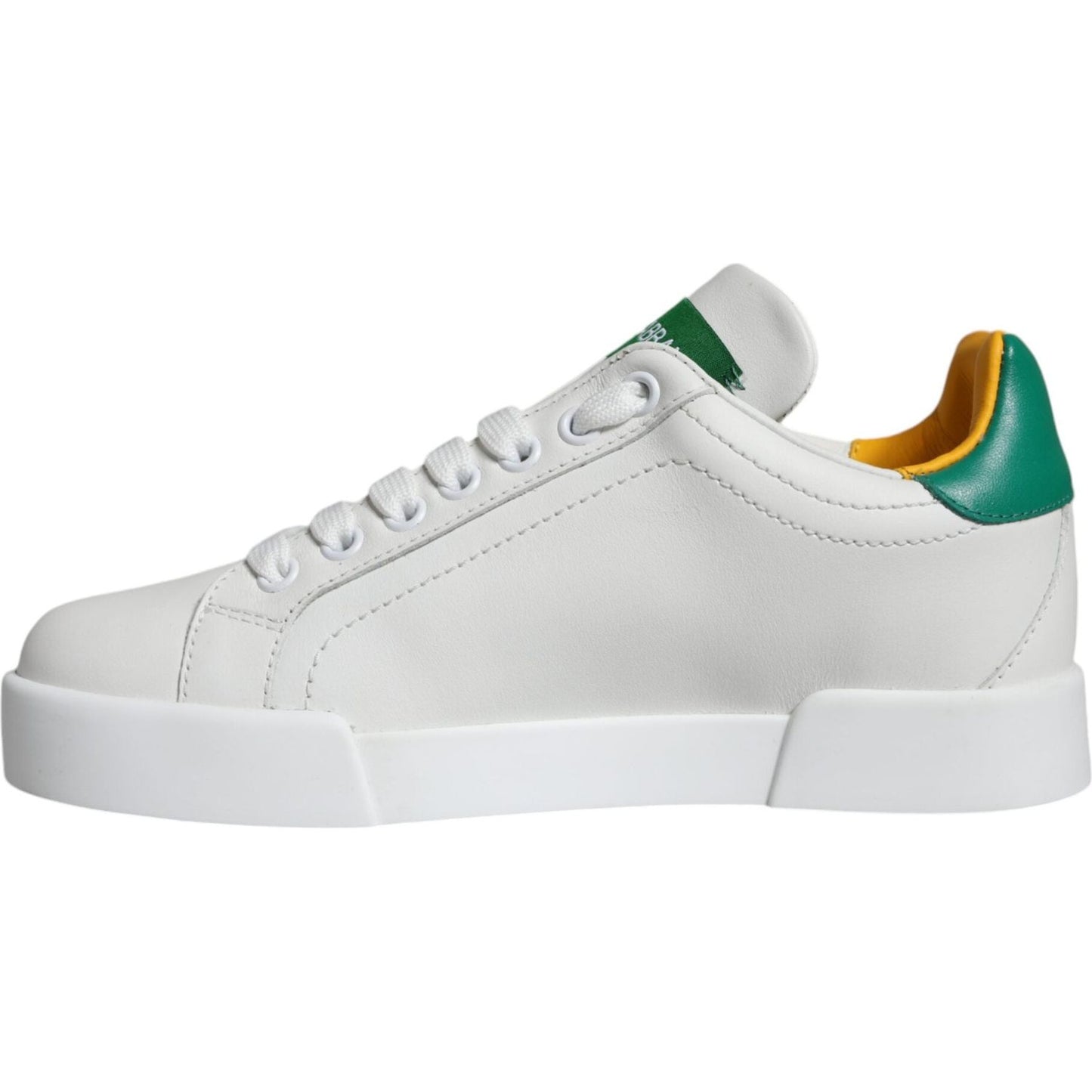 Dolce & Gabbana White Love Patch Portofino Sneakers Shoes Dolce & Gabbana