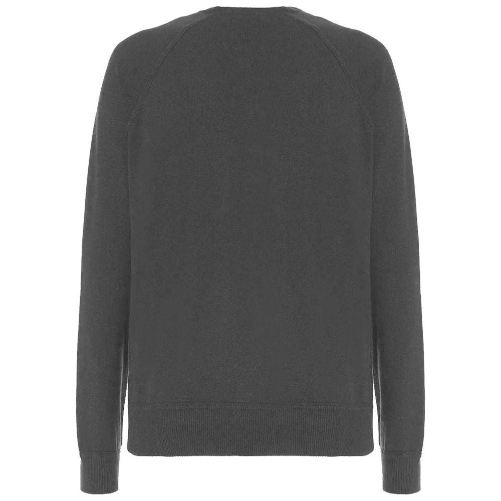 Malo Gray Wool Men Sweater Malo