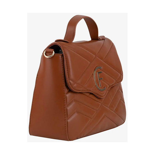 CRISTINAEFFE Brown Artificial Leather Crossbody Bag CRISTINAEFFE