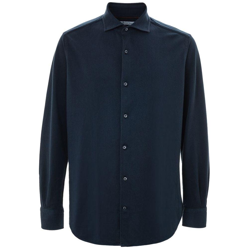 Loro Piana Blue Cotton Shirt Loro Piana