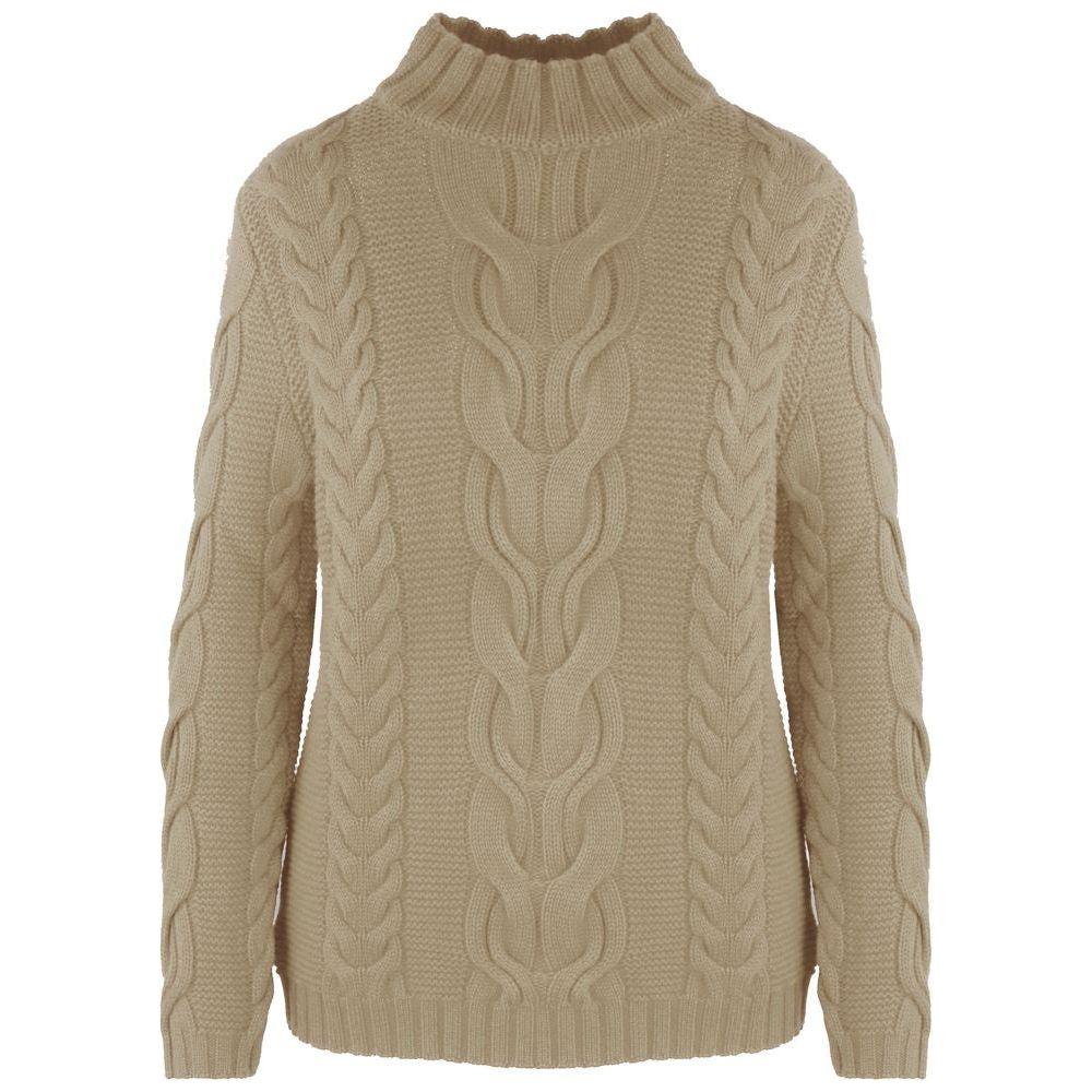 Malo Brown Wool Sweater Malo