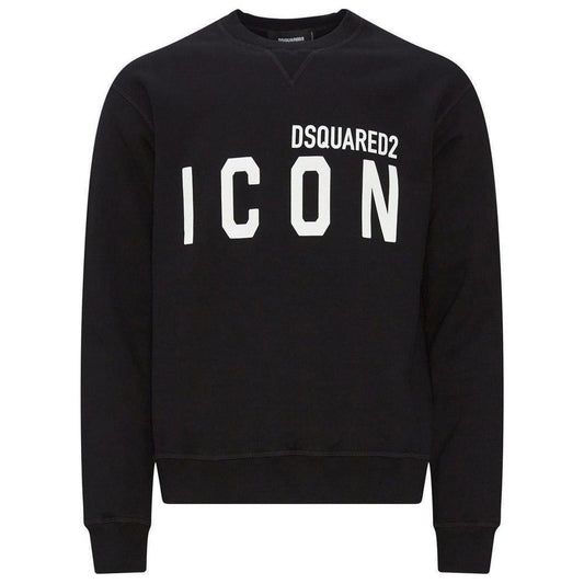 Dsquared² Black Cotton Sweater Dsquared²