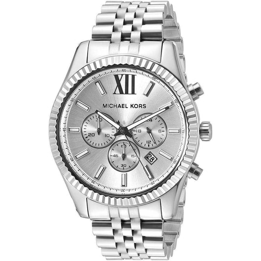 Michael Kors Silver Steel Watch Michael Kors