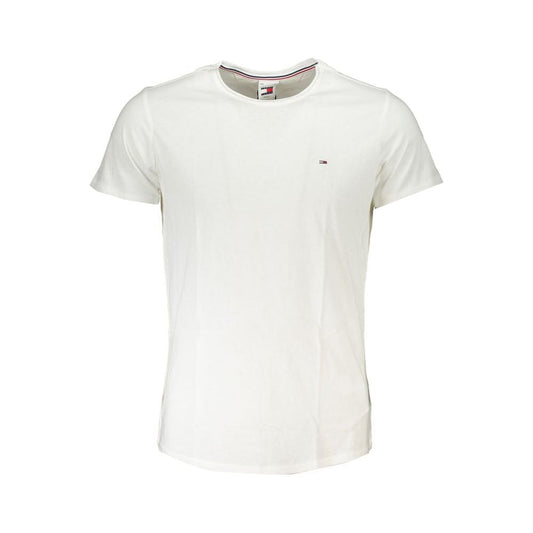 Tommy Hilfiger White Cotton T-Shirt Tommy Hilfiger