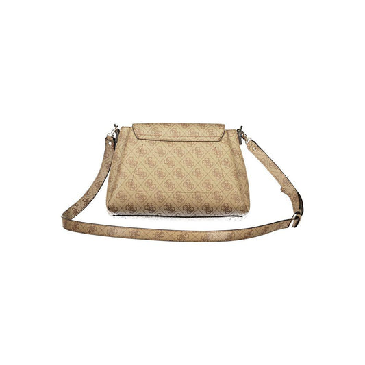 Guess Jeans Beige Polyethylene Handbag Guess Jeans