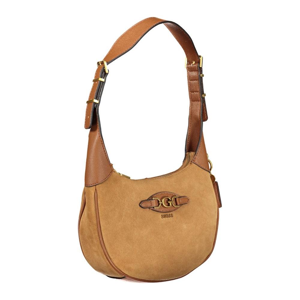 Guess Jeans Brown Polyethylene Handbag Guess Jeans