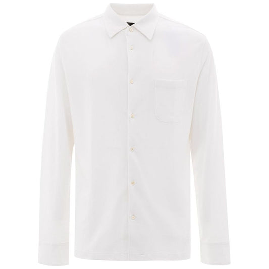 Corneliani White Cotton Shirt Corneliani