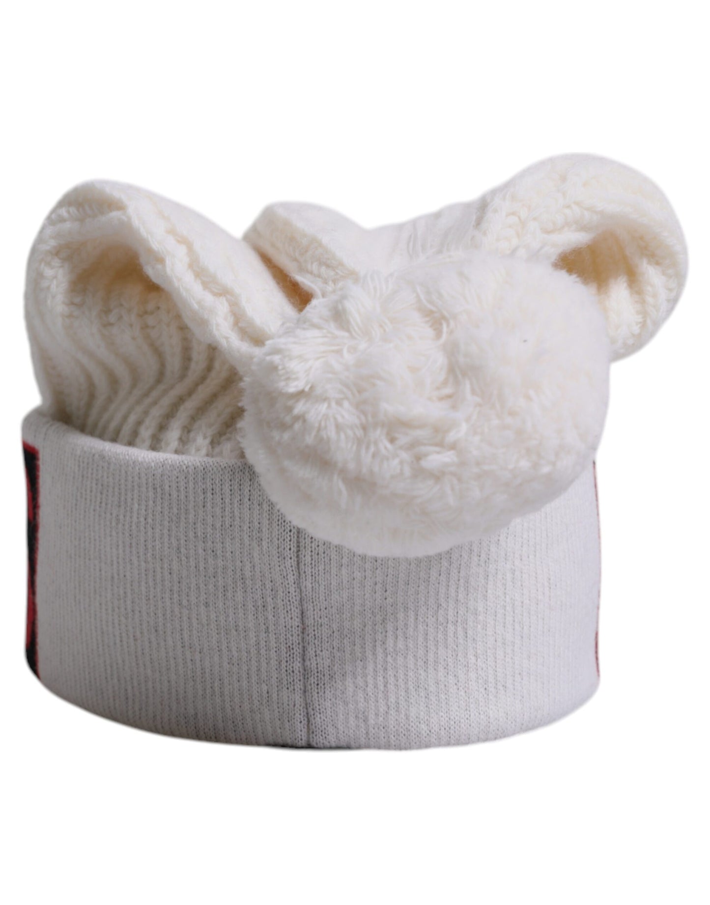 Dolce & Gabbana White Wool Fur Ball Princess Winter Hat Dolce & Gabbana