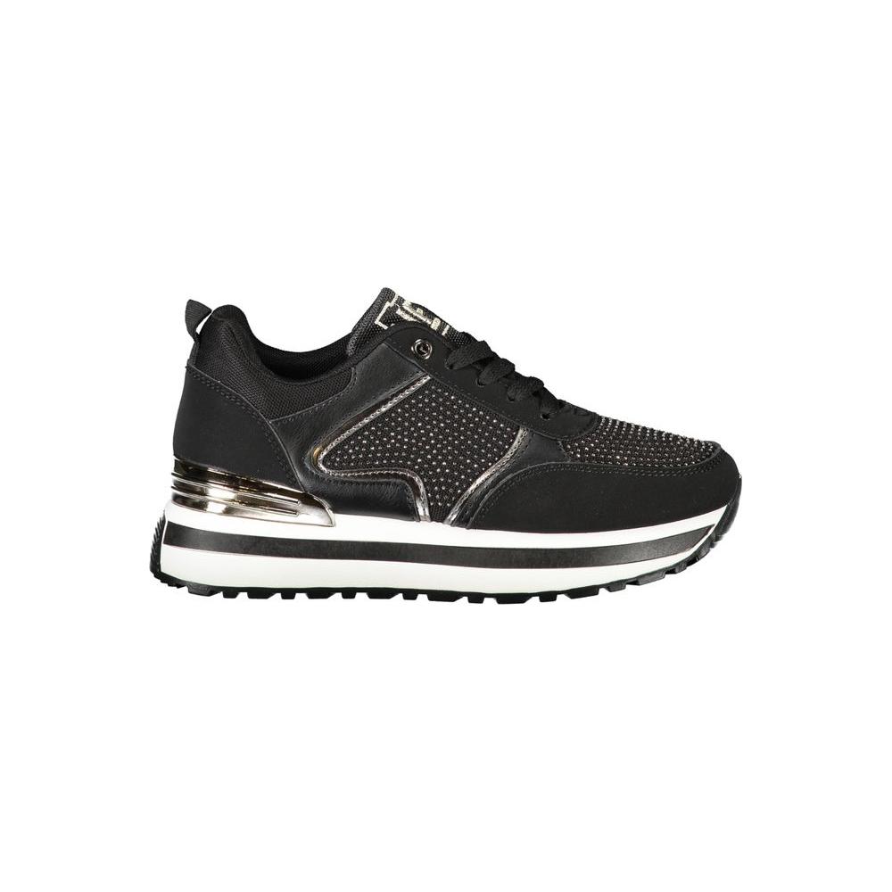 Laura Biagiotti Black Polyester Sneaker Laura Biagiotti