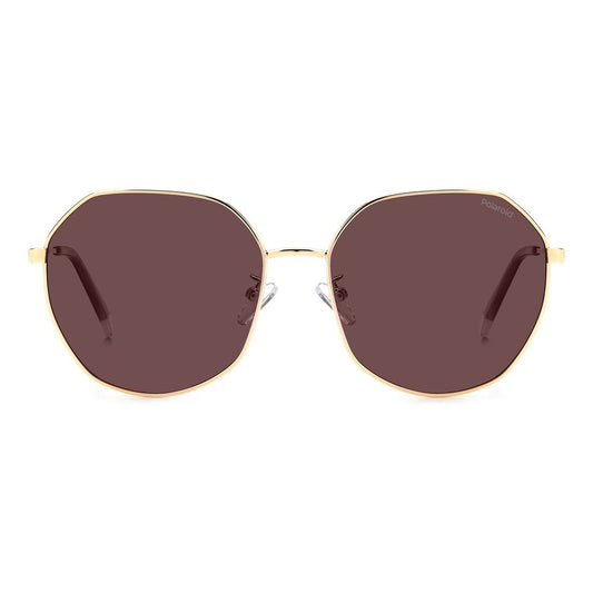 Polaroid Gold Metal Sunglasses Polaroid