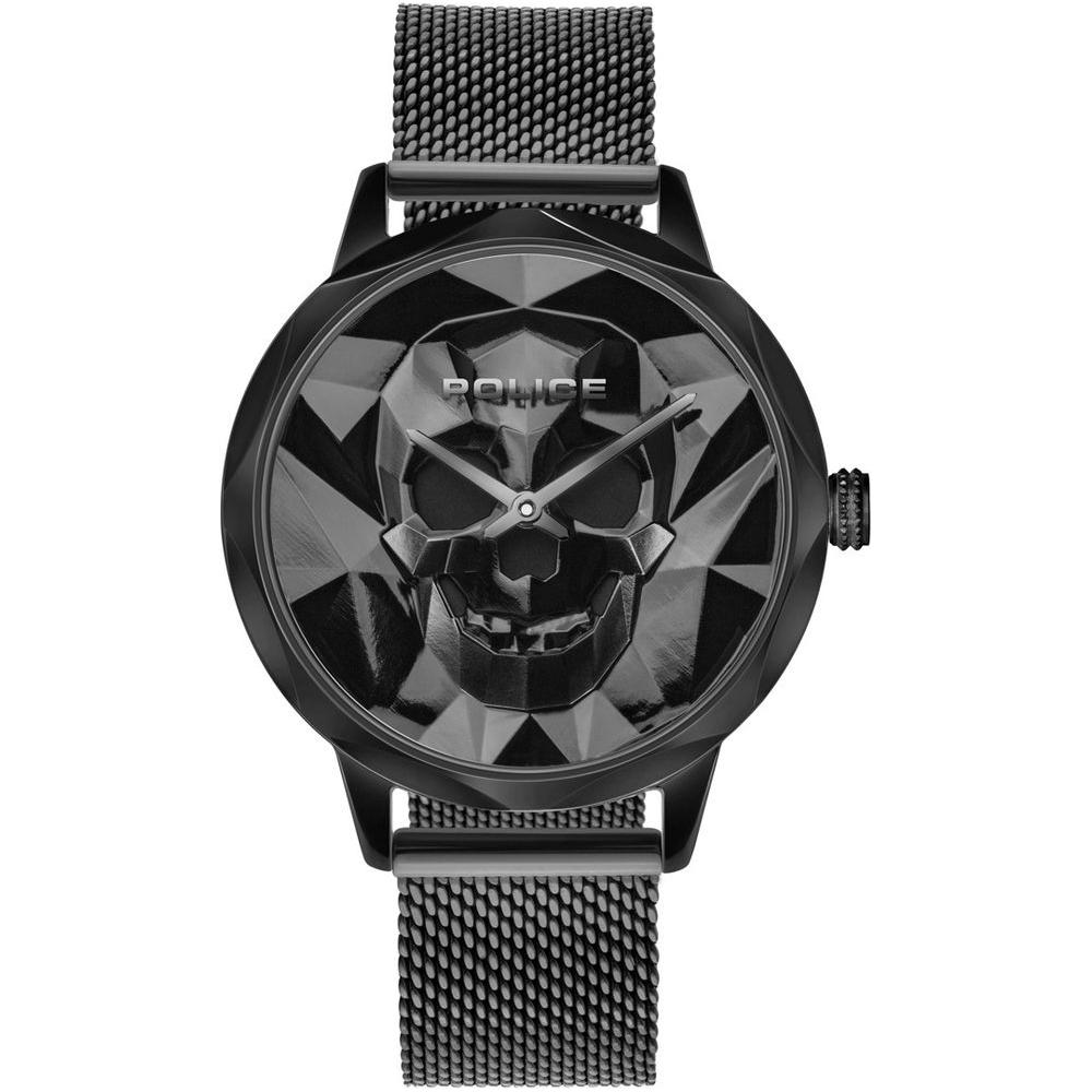 Police Black Stainless Steel Watch Police