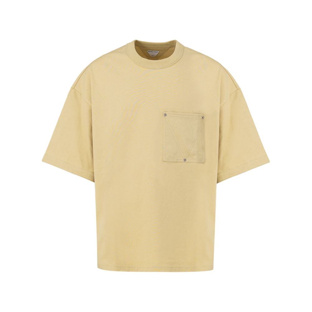 Bottega Veneta Beige Cotton T-Shirt Bottega Veneta