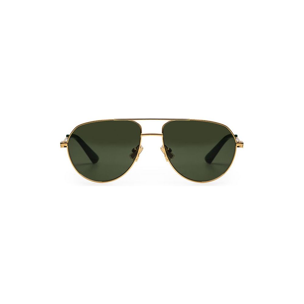 Bottega Veneta Gold Metal Sunglasses Bottega Veneta