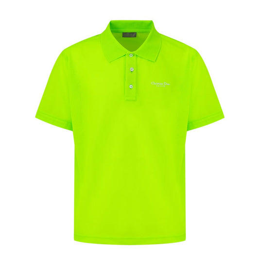 Dior Green Cotton Polo Shirt