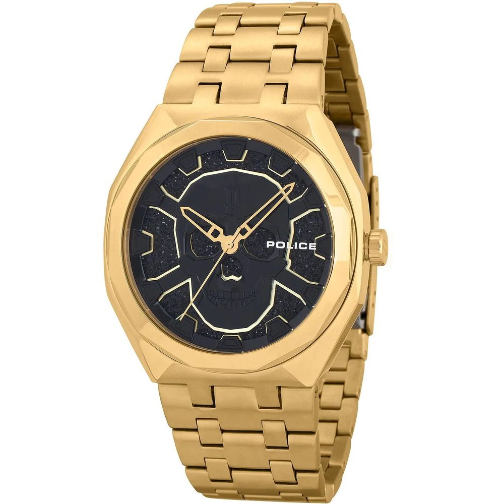 Police Gold Stainless Steel Watch Police