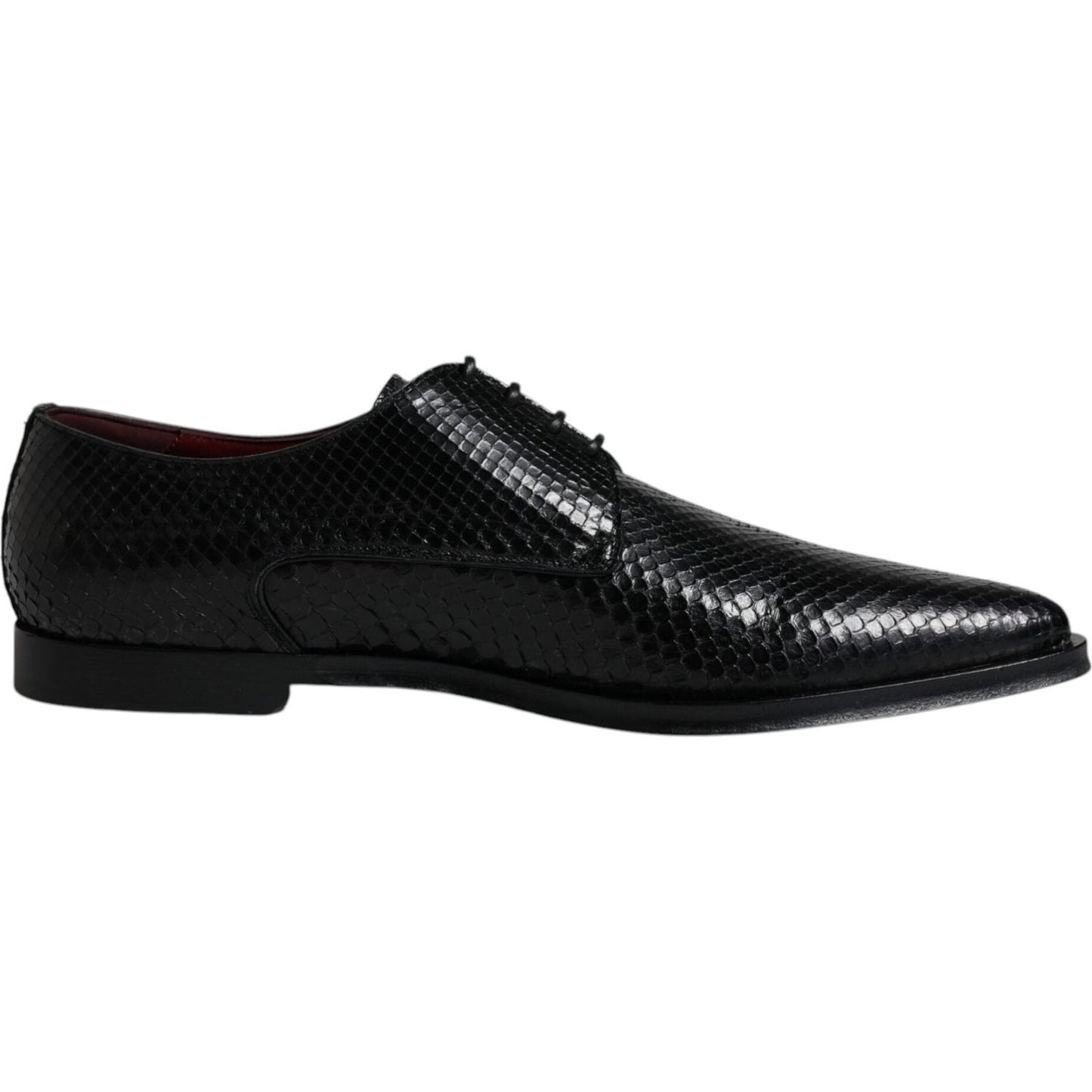 Dolce & Gabbana Black Leather Derby Formal Dress Shoes Dolce & Gabbana