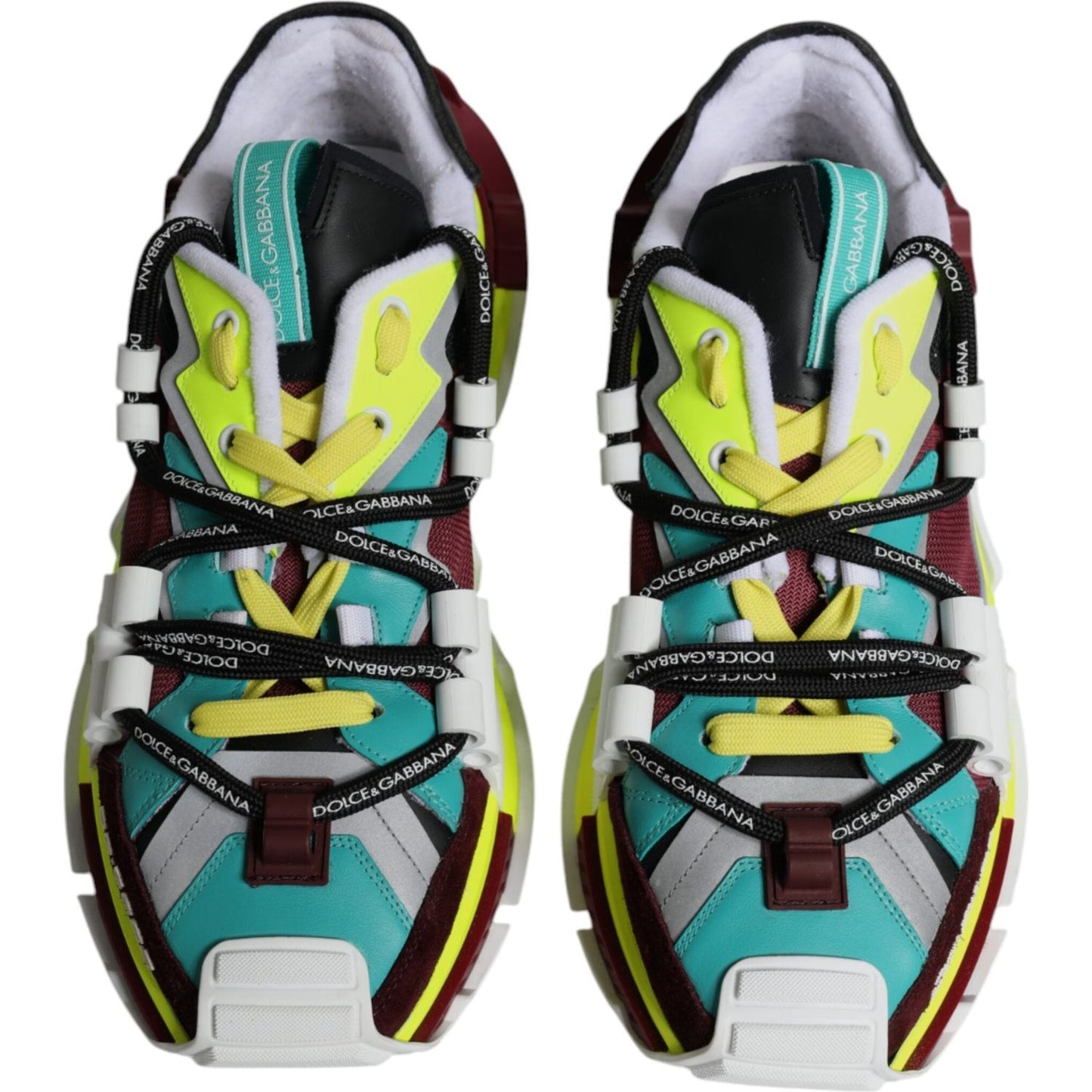 Dolce & Gabbana Multicolor Low Top Space Men Sneakers Shoes Dolce & Gabbana