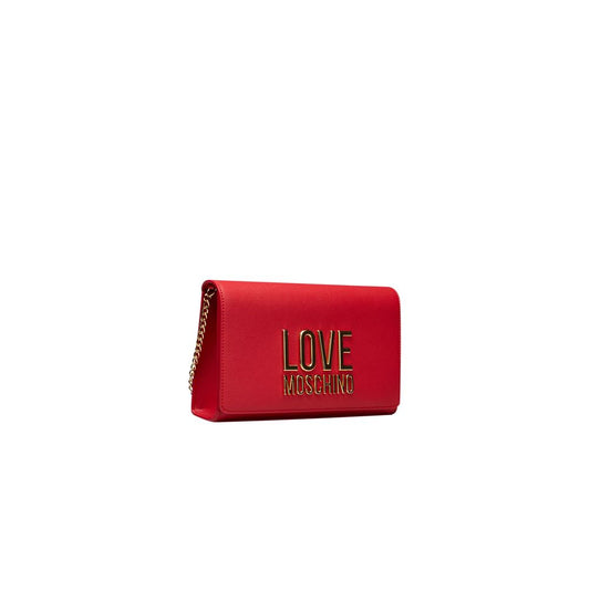 Love Moschino Red Polyethylene Crossbody Bag Love Moschino