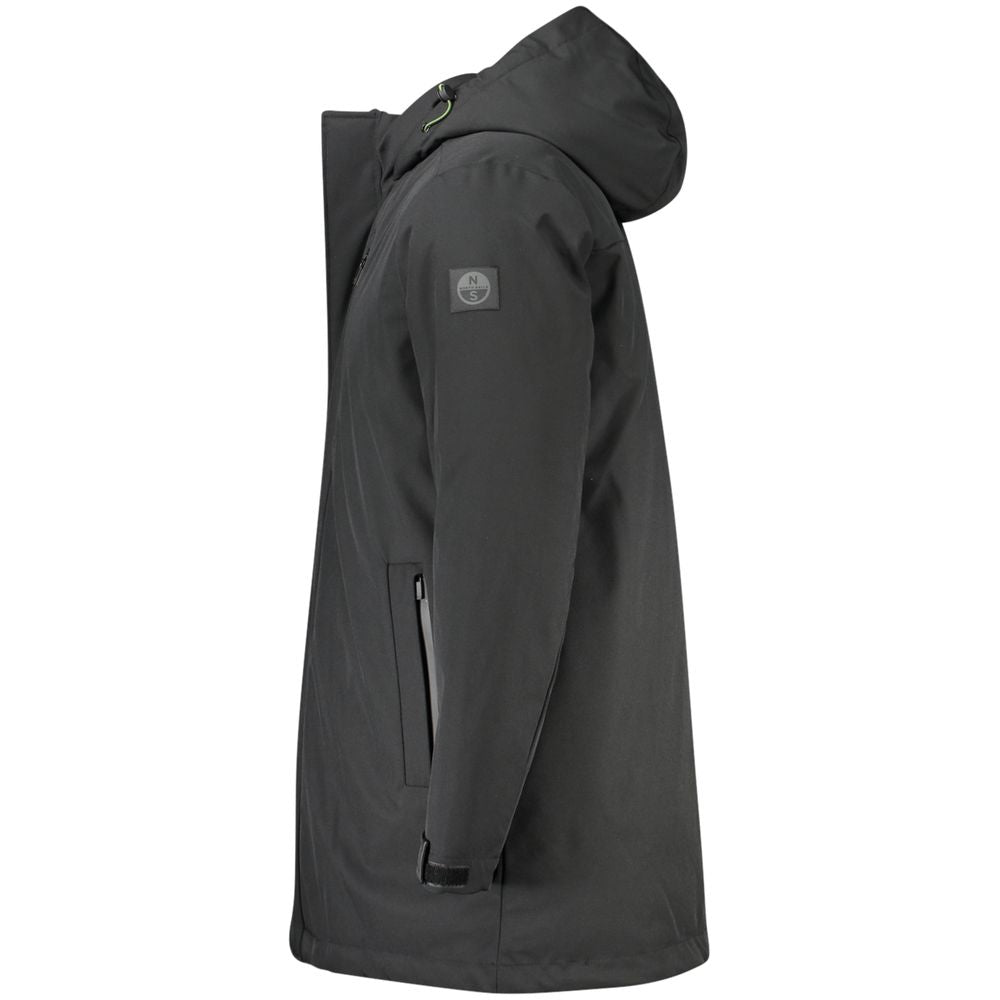 North Sails Black Polyester Jacket North Sails