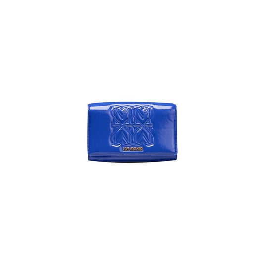 Love Moschino Blue Polyethylene Crossbody Bag Love Moschino