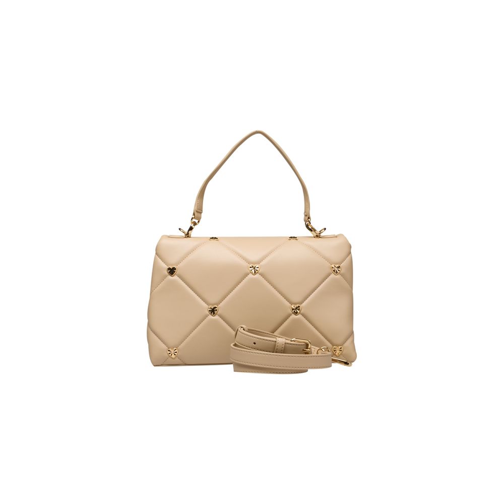 Love Moschino Beige Polyethylene Handbag Love Moschino