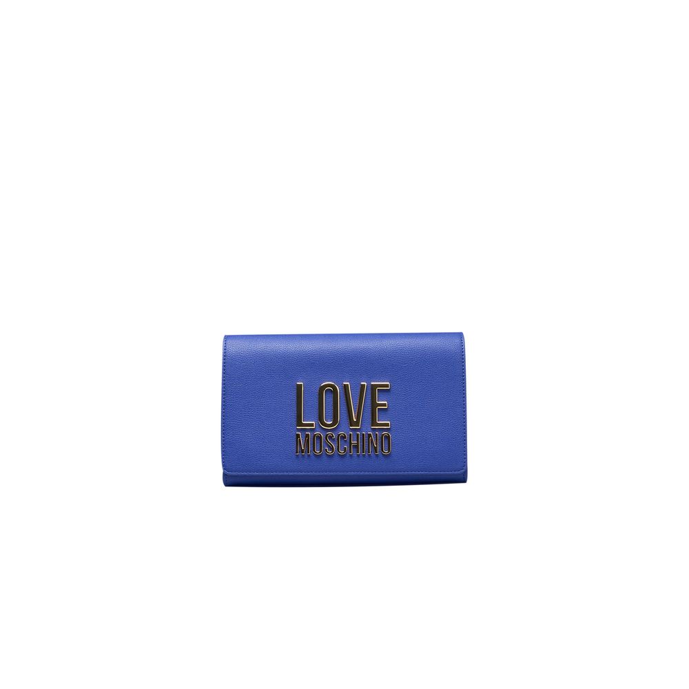 Love Moschino Blue Polyethylene Crossbody Bag Love Moschino