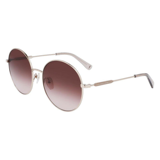 Longchamp Gold Metal Sunglasses Longchamp